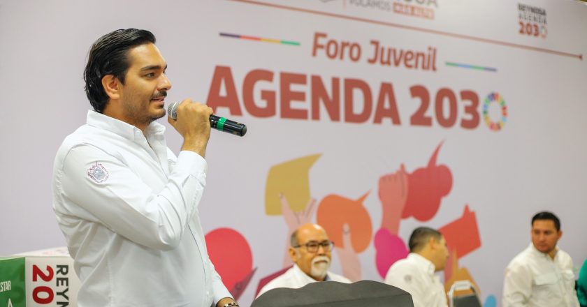 Participaron jóvenes con Alcalde Carlos Peña Ortiz en Foro Juvenil de la Agenda 2030