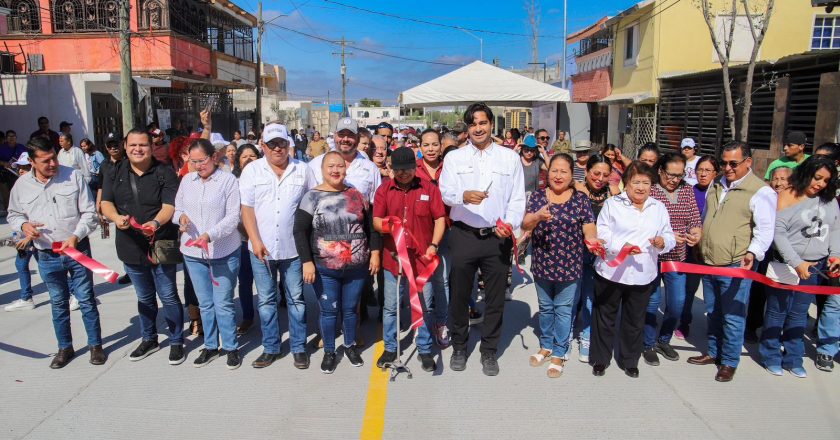 Alcalde Carlos Peña Ortiz entregó pavimentación por más de 2.6 MP en Condado del Norte