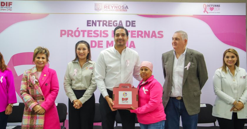 Beneficia Gobierno de Reynosa a 60 mujeres con prótesis mamarias externas