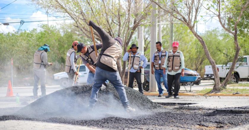 Rehabilita Gobierno de Reynosa el bulevar Loma Blanca