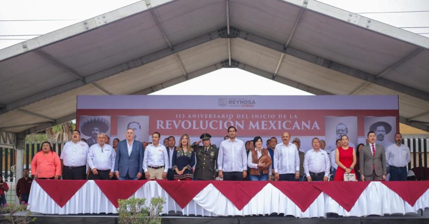 Disfrutaron reynosenses Desfile Cívico Militar conmemorativo del 113 Aniversario de la Revolución Mexicana