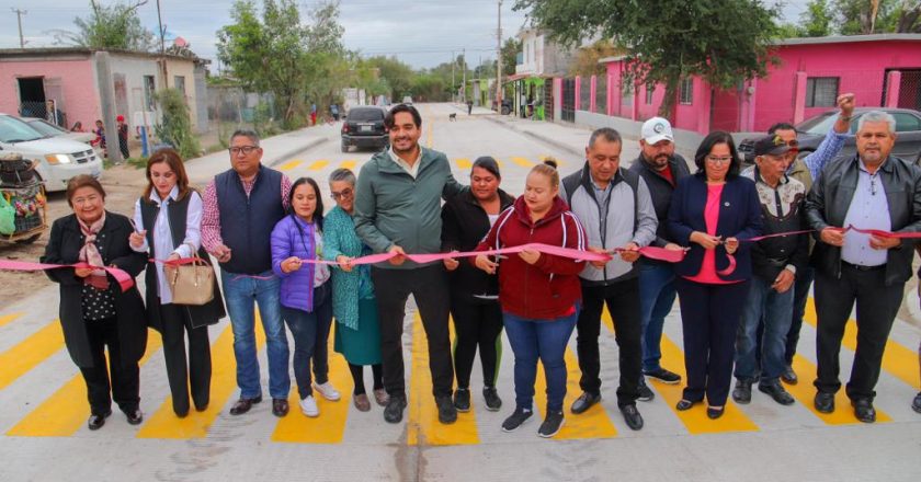 Inauguró Alcalde Carlos Peña Ortiz otra pavimentación