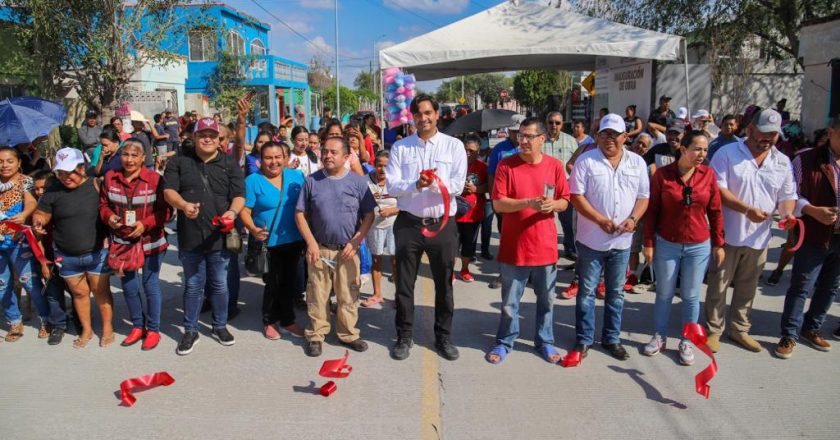 Recibieron familias de Riberas del Carmen pavimentación por 5.1 MP