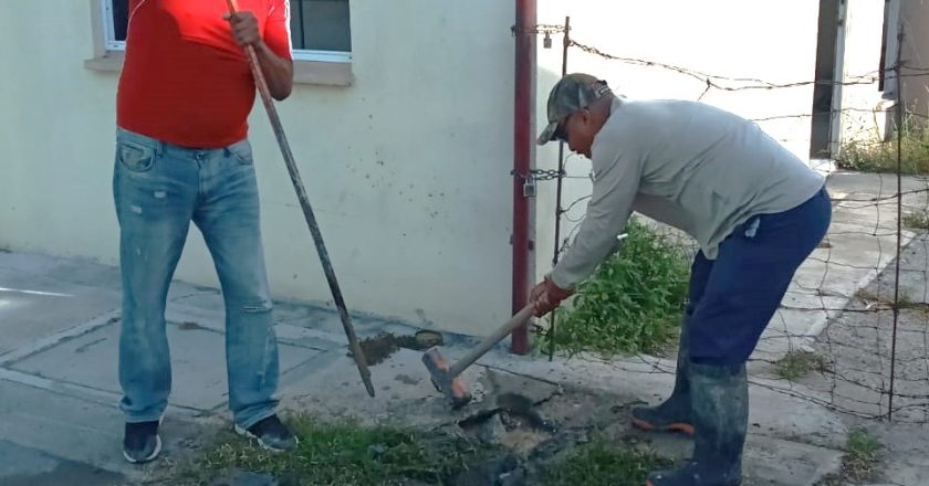 Trabajó COMAPA en la reparación de fuga de agua potable en Hacienda Bugambilias