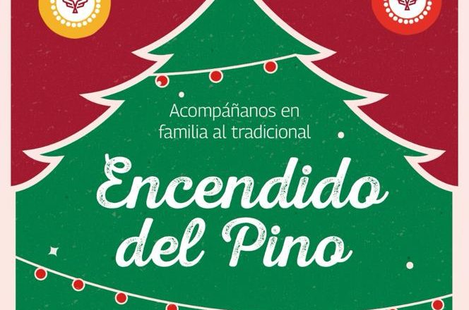 Invita Alcalde a encendido del Pino Navideño