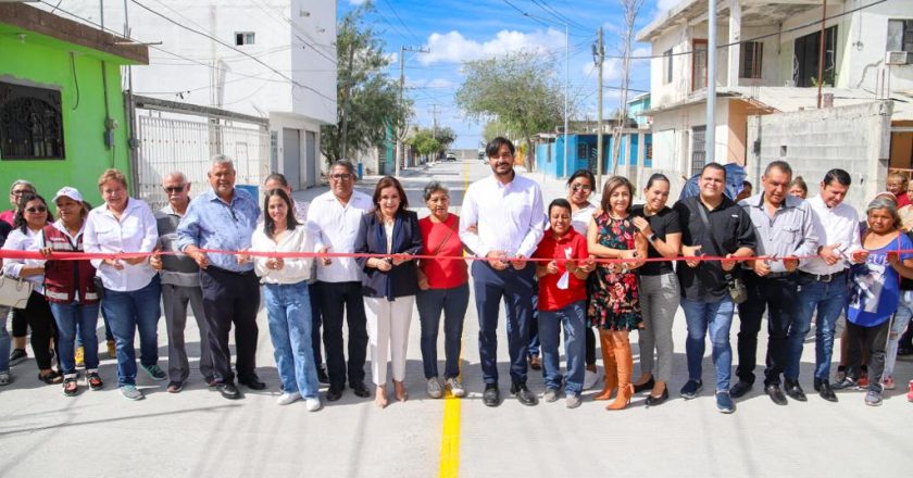 Inauguró Carlos Peña Ortiz pavimentación por 3.9 MP en la Nuevo Amanecer