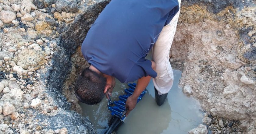 Soluciona COMAPA fugas de agua potable en la Zona Centro