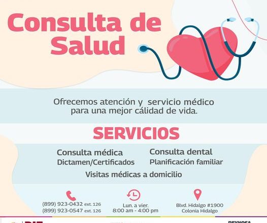 Atiende DIF Reynosa salud de familias