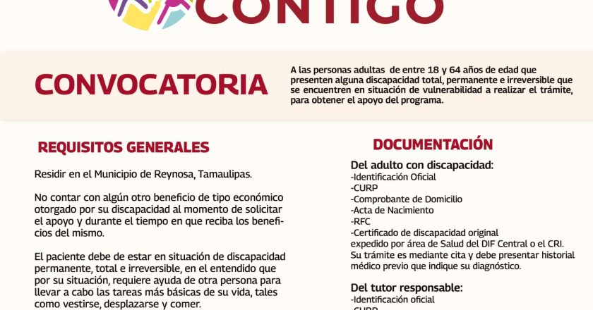 DIF Reynosa abre registro para beca Avanzando Contigo