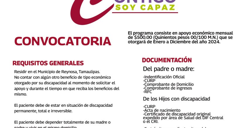 Abierto registro para Beca Contigo Soy Capaz