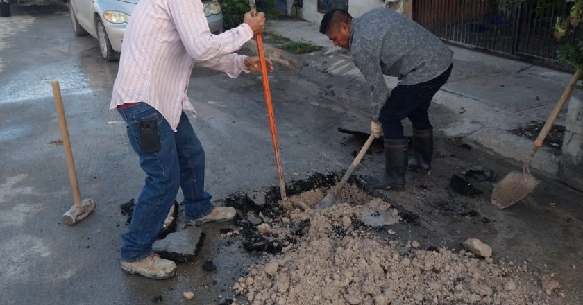 Reparó COMAPA fugas de agua potable en Jarachina Norte