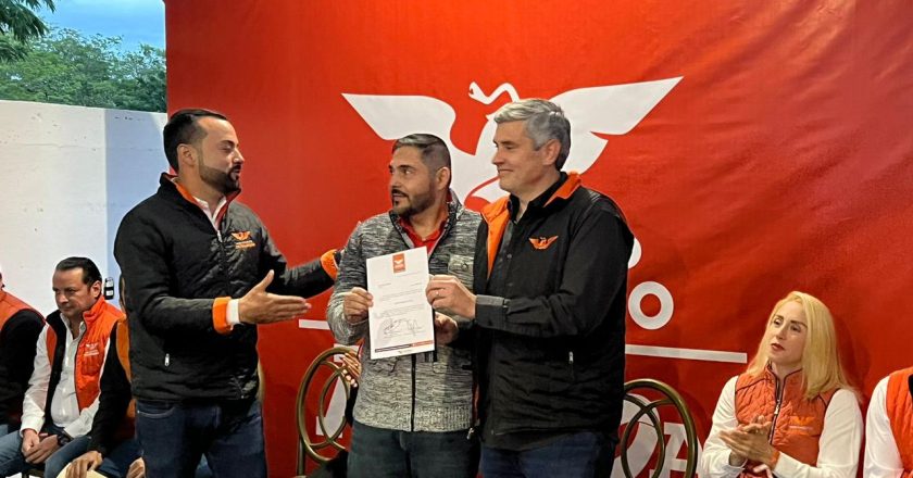 Entrega nombramiento dirigencia estatal de MC