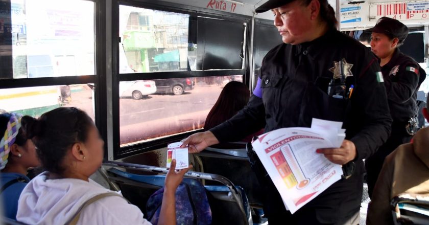 Previenen violencia de género en el transporte público