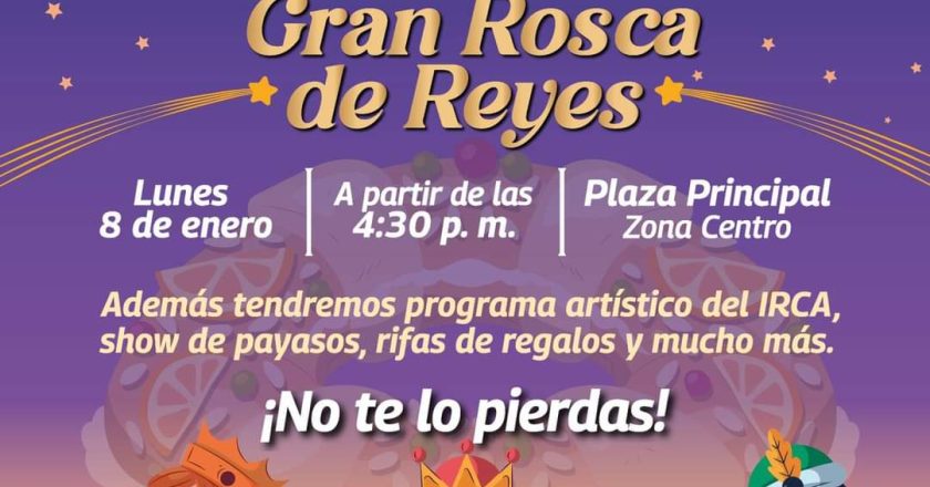 Celebrará Carlos Peña Ortiz la Gran Rosca de Reyes con familias de Reynosa