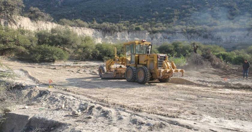 En el Altiplano tamaulipeco, construcción de vado conectará zonas ejidales