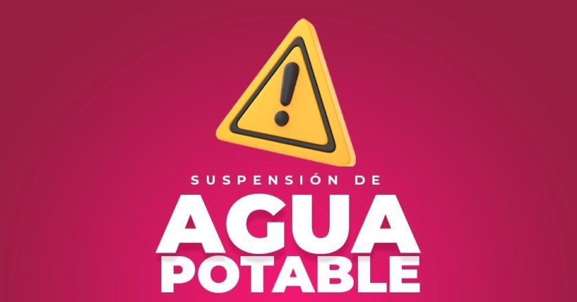 Programa COMAPA suspensión de agua en Valle Soleado el lunes 15 de enero