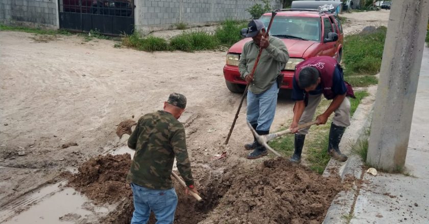 Concluyó COMAPA reparación de fuga de agua potable en la colonia Ramón Pérez