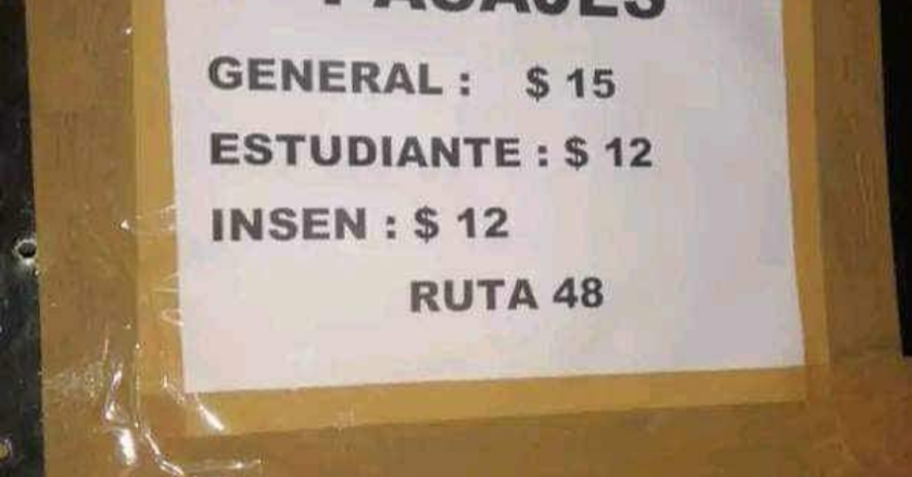 Rumores de aumento en transporte público