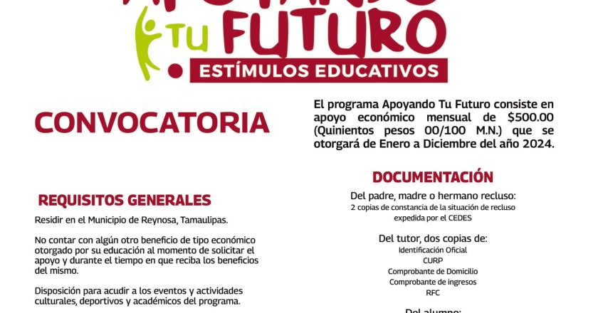 DIF Reynosa continúa atendiendo trámites de becas