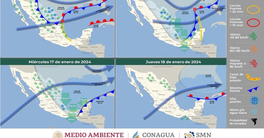 “Explosión Ártica” estaría afectando el norte de Tamaulipas