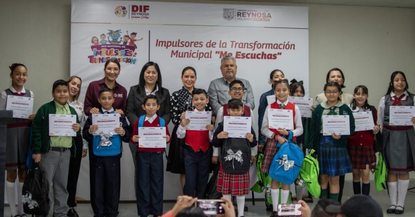 DIF Reynosa escucha propuestas de niños impulsores de la transformación