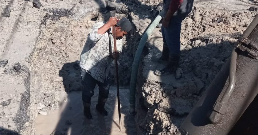 Trabajó COMAPA en reparación de fugas de agua en la Bermúdez