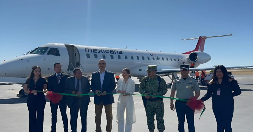 Inicia operaciones vuelo Nuevo Laredo-Ciudad Victoria-AIFA de Mexicana de Aviación