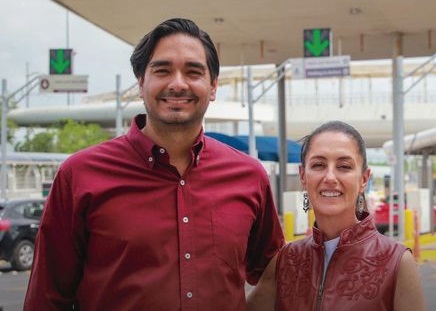 Felicitó Carlos Peña Ortiz a Claudia Sheinbaum por su registro