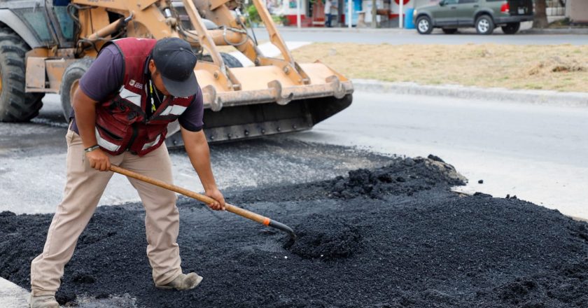 Programa de bacheo del Gobierno de Reynosa mejora las vialidades