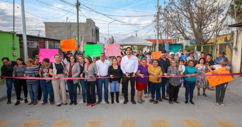 Más colonias de Reynosa reciben pavimentaciones del Gobierno del Alcalde Carlos Peña Ortiz