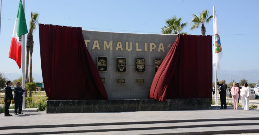 Desveló Américo muro del Bicentenario de Tamaulipas