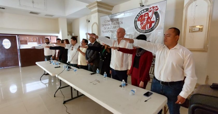 Tomaron protesta Comités de Defensa Jurídica de la 4T