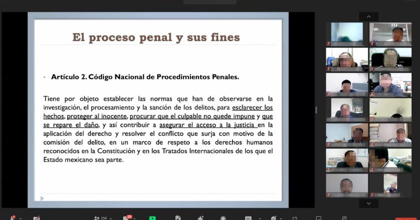 Capacita FGJET a MPs en perspectiva de género