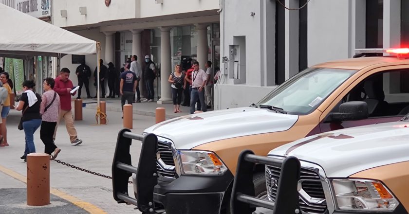 Colocan barricada en la presidencia