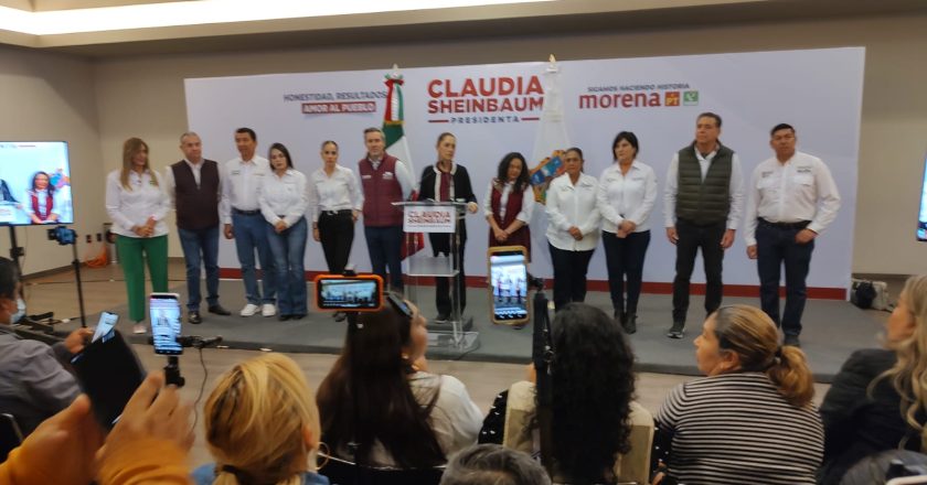 Aborda Claudia temas de seguridad, agua, energía y migración