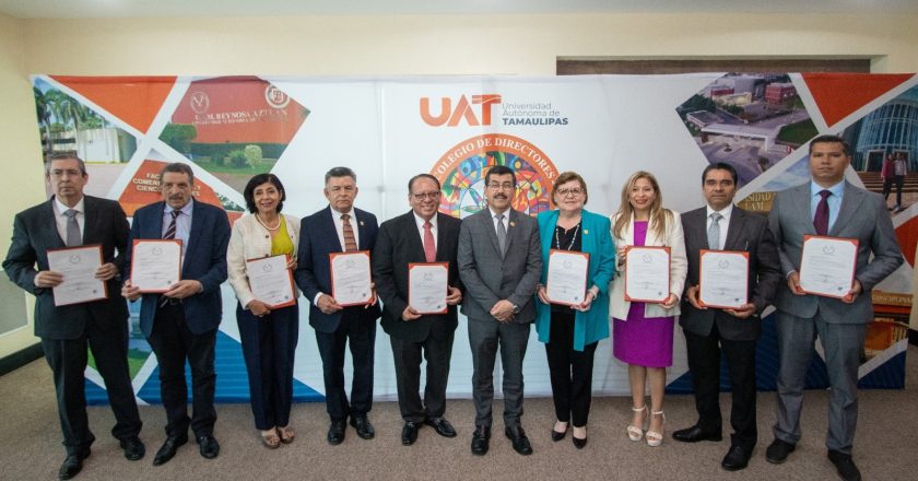 Entregó Rector Dámaso Anaya nombramientos a titulares de las secretarías de la UAT