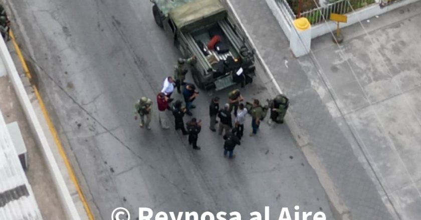 Así se vio desde el aire la acción militar por granada en la prepa Escandón