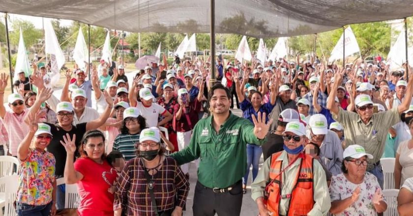 Apoyo masivo a Carlos Peña Ortiz para su reelección en Riberas de Rancho Grande