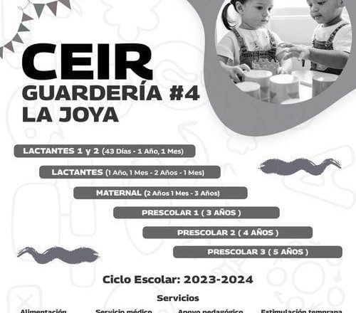 Guardería 4 del DIF Reynosa atiende a hijos de padres trabajadores