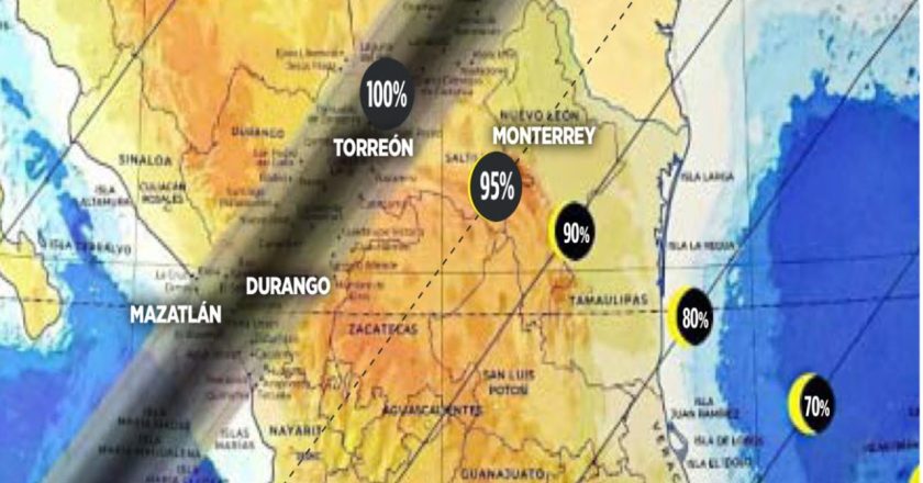 Habrá cielo nublado durante el eclipse