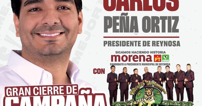 ¡Contundente éxito! Participa en el gran cierre de campaña de Carlos Peña Ortiz