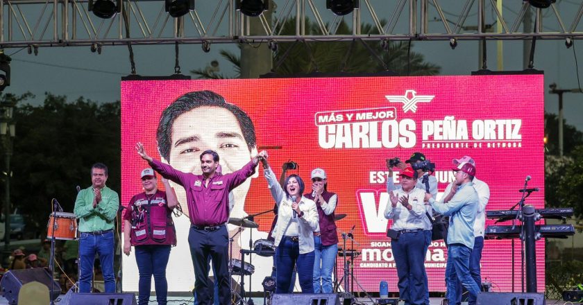 Masivo apoyo a Carlos Peña Ortiz en su primer cierre de campaña