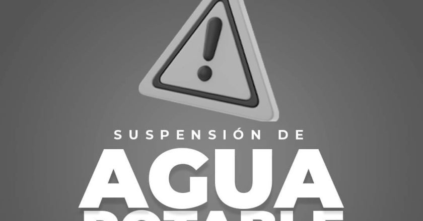 Suspensión del servicio de agua en sector Granjas y Poniente