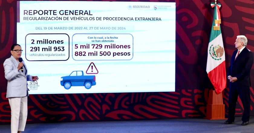 Tamaulipas se mantiene como el Estado con mayor número de vehículos regularizados