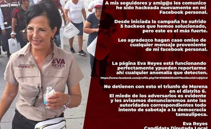 De nuevo hackearon redes sociales de Eva Reyes