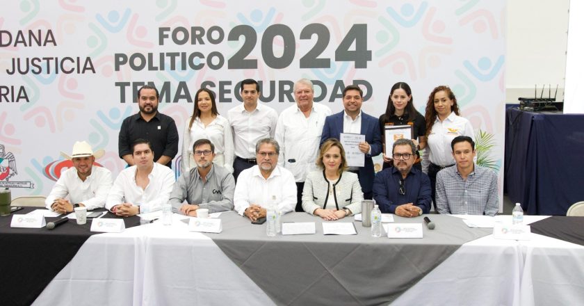 Propuestas en seguridad de Andrea García sobresalen en Foro Político 2024