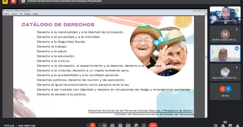 Promueven derechos humanos del adulto mayor