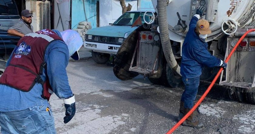 Atendió COMAPA sondeo de drenaje sanitario en San Valentín