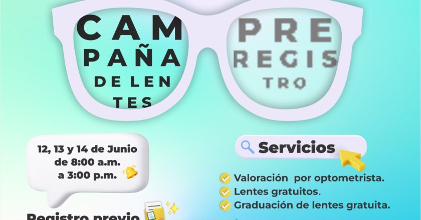 Inicia DIF Reynosa Registro para Campaña de Lentes Gratuitos