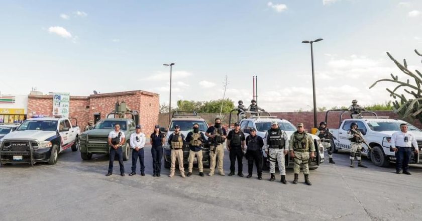 Trabaja Gobierno de Carlos Peña Ortiz en coordinación con fuerzas federales para salvaguardar integridad de ciudadanos